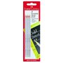 Faber-Castell 111499 Crayon pour tableau noir Lot de 3 Blanc