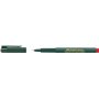 FABER-CASTELL Finepen 205006 Lot de 5 feutres à pointe fine 0,4 mm Rouge