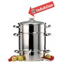 axentia 292035 Extracteur de jus avec Couvercle en Verre 25 cm
