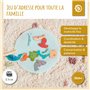 Bieco Jeu de pêche aimanté en Bois à partir de 2 Ans - Jouet en Bois de 24 cm de diamètre - Jouet pour Enfants à partir de 2 Ans