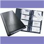 Durable 240301 Visifix Classeur Polypropylène Centium 4 Anneaux 145 x 255 mm Capacité 25 Pochettes 400 Cartes Visite