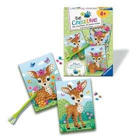Ravensburger – Be Creative – Mosaïque Junior – Bambi – Création de Tableaux – Loisir créatif – Dès 4 Ans – 25534