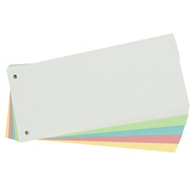 Limit Lot de 100 intercalaires perforés en carton 180 g/m² 5 couleurs