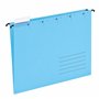 Elba Lot de 25 dossiers suspendus bleus pour format A4