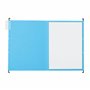 Elba Lot de 25 dossiers suspendus bleus pour format A4, dossiers suspendus, ouverts sur le côté, avec onglets transparents