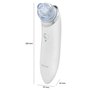 ProfiCare PC-PR 3025 Nettoyeur de points noirs/pores 5 niveaux de puissance, fonctionnement sur batterie, 4 embouts, Blanc