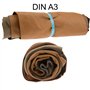 Chutes de cuir de 1 kg Nuances de marron assorties Format A3 Idéales pour tous les travaux manuels comme la réparation de sacs o