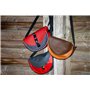 Chutes de cuir de 1 kg Nuances de marron assorties Format A3 Idéales pour tous les travaux manuels comme la réparation de sacs o