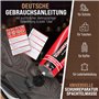 Langlauf Schuhbedarf Pâte de réparation pour chaussures et semelles I Kit de réparation pour talons (noir-brun) I Caoutchouc liq