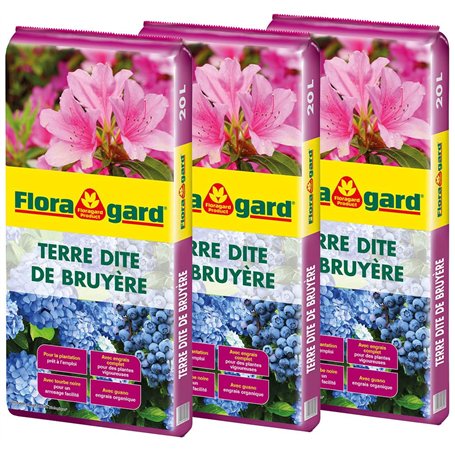 Floragard Terre dite de Bruyere UAB 3x20L