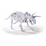 Simba 104342547 Dinosquelette à creuser, 3 compartiments assortis, livré en un seul article, T-Rex, tricératops, stégosaure, 3 f
