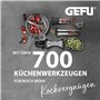 Gefu Râpe à Tambour, Acier Inoxydable, INOX, 28 x 13,6 x 28,1 cm GF19080