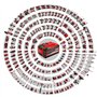 Einhell Power X-Change Perceuse-visseuse sans fil 50 Nm avec 2 batteries et chargeur – Perceuse combinée 3 en 1 sans balais 18 V