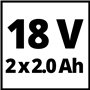Einhell Power X-Change Perceuse-visseuse sans fil 50 Nm avec 2 batteries et chargeur – Perceuse combinée 3 en 1 sans balais 18 V