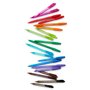Paper Mate InkJoy 100ST stylos bille avec bouchon | pointe fine (0,7 mm) | bleu | lot de 5