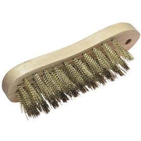 wolfcraft 2721000 brosse violon 5 rangs fil acier laiton