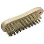 wolfcraft 2721000 brosse violon 5 rangs fil acier laiton