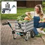 wolfcraft 5535000 -Système de transport TS 2500 - La solution 2-en-1 : diable et chariot