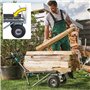 wolfcraft 5535000 -Système de transport TS 2500 - La solution 2-en-1 : diable et chariot