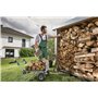 wolfcraft 5535000 -Système de transport TS 2500 - La solution 2-en-1 : diable et chariot
