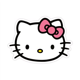 Herding Coussin Contour Hello Kitty