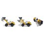 Lena Bulldozer 4612 Liebherr Worxx Wheel Modèle L538 Litronic, env. 48 cm, véhicule de Chantier pour Enfants à partir de 3 Ans, 