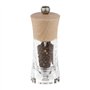 PEUGEOT - Moulin à Poivre Oléron 14 cm - Réglage Classique - En Bois Labellisé PEFC Et Acryl - Fabrication Française - Coloris N