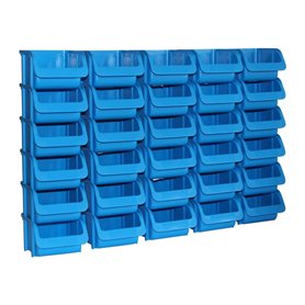 Hünersdorff 30 x boîtes de rangement - set en taille 1 - en polypropylène (PP) - idéal pour les systèmes d'organisation et de tr
