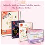 My Booklove Boîte à cartes à collectionner : boîte avec fermeture magnétique et 10 onglets à écrire. Peut contenir plus de 100 c