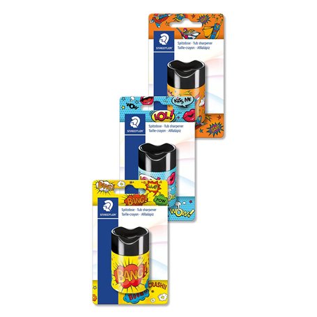 Staedtler 511 Edition Comic - Blister 1 Taille-Crayon 1 Usage Avec Réservoir-Modèle aléatoire