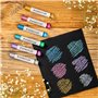 STAEDTLER 2420 - Etui carton 6 pastels à l'huile couleurs métalliques assorties - Edition Design Journey 2420M C6-C