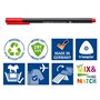 STAEDTLER 334 C12 Lot de 12 feutres fins triplus 12 couleurs assorties