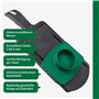 Chefkoch Coupe-légumes avec support pour restes et lames en acier inoxydable extra-tranchantes - Parfait pour les pommes de terr