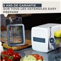 Fackelmann 27902 Coupe frite Manuel avec récipient et Brosse de Nettoyage, Coupe légumes, Coupe frite, ustensile de Cuisine, Pla
