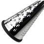 Fackelmann 31036 Râpe en inox, Râpe à fromage, Râpe à légumes, Manche en bois certifié FSC, Acier inoxydable, 24x12cm, Marron, A