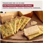 Fackelmann 45861 Coupe fromage en tranches en aluminium avec rouleau et fil de coupe, trancheur à fromage, portionneuse à fromag
