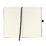 Herlitz My Book Carnet de notes A5 feuilles lignées avec Carnet à couverture rigide avec ruban et Passant à stylo-Noir