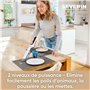 SEVERIN Aspirateur à main sans sac avec set accessoires, Aspirateur sans fil rechargeable, Aspirateur de table ou pour la voitur