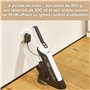 SEVERIN Aspirateur à main sans sac avec set accessoires, Aspirateur sans fil rechargeable, Aspirateur de table ou pour la voitur
