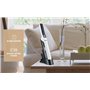 SEVERIN Aspirateur à main sans sac avec set accessoires, Aspirateur sans fil rechargeable, Aspirateur de table ou pour la voitur