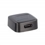 FISCHER Find.U Détecteur de Chute 2,5 x 2,5 cm avec Chargeur USB LED et LED d'état en Plastique avec Batterie Lithium-ION et Fix