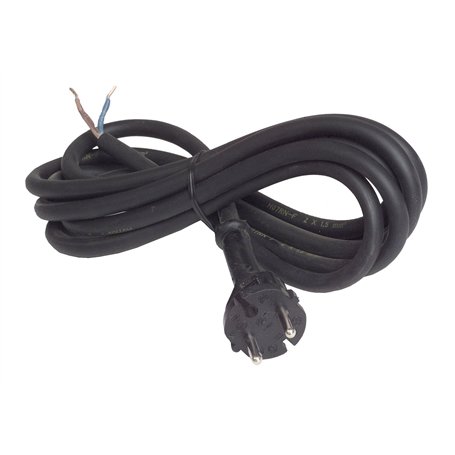 uniTEC 44552 Câble d'alimentation H07RN-F pour perceuse 2 x 1