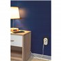 UNITEC 47535 Adaptateur avec variateur d'intensité, variateur de prise pour lampes à incandescence et halogènes haute tension ju