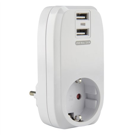 UNITEC 47590 Prise intermédiaire USB 3