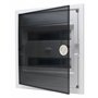Kopp 346002005 Boîte à fusibles encastrée avec Porte en Plastique 2 rangées pour 24 Broches Gris/Noir