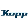 Kopp 346002005 Boîte à fusibles encastrée avec Porte en Plastique 2 rangées pour 24 Broches Gris/Noir