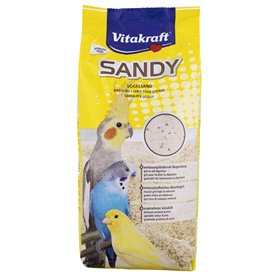 VITAKRAFT - Vita Sandy - Sable Pour Oiseaux Domestiques - Pour Cage à Oiseaux - Enrichi en Minéraux