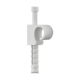REV Ritter 0508096555 Lot de 25 Attaches-câbles Blanc 9 mm