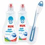 NUK liquide nettoyant pour biberons et goupillon - 2 flacons de liquide nettoyant