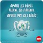 NUK Star Night & Day Tétine pour bébé | 6-18 mois | Sucettes phosphorescentes | Silicone sans BPA | Crocodile vert | 2 pièces